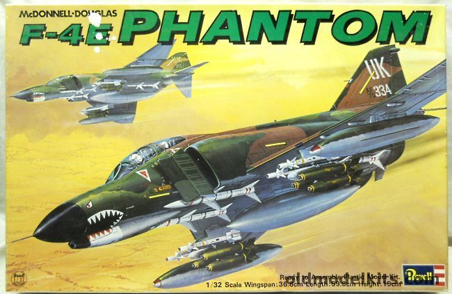 Revell 1/32 F-4E Phantom Japan Issue, H761-2500 plastic model kit
